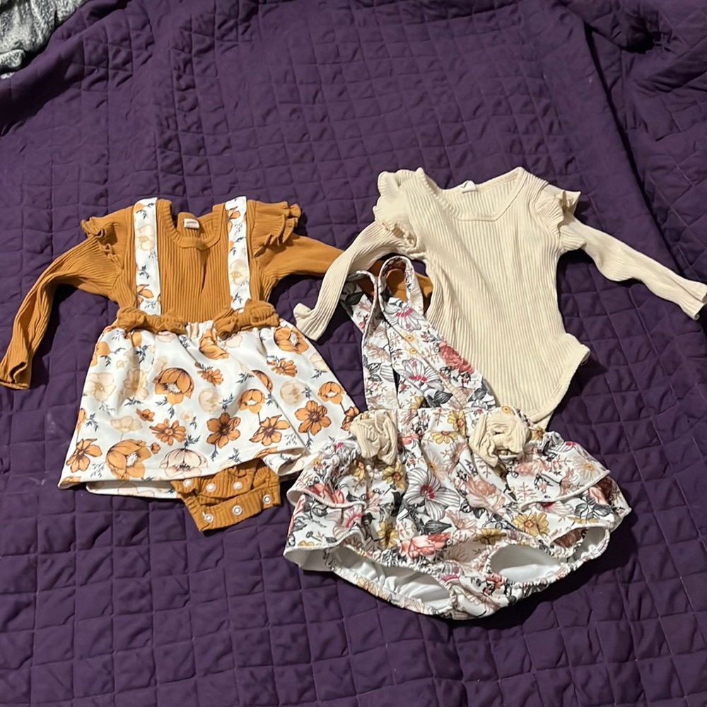 2 babygirl outfits